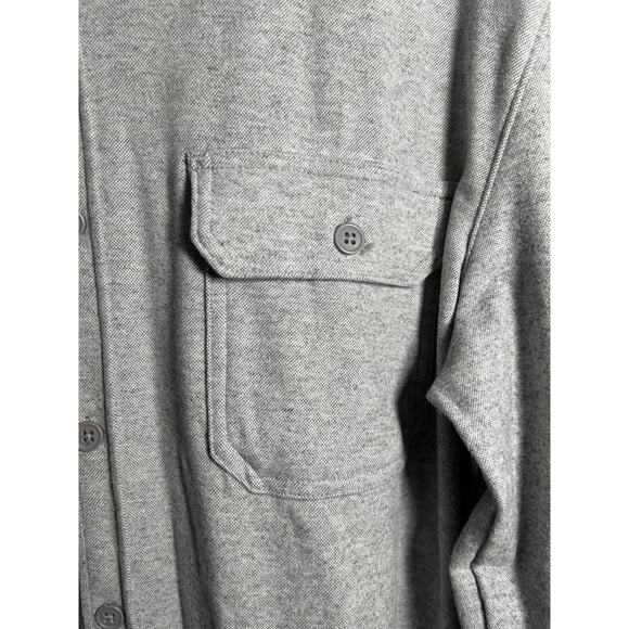 Kenneth Cole Button Up Super Soft Knit Shirt Size L NWT - Picture 2 of 11